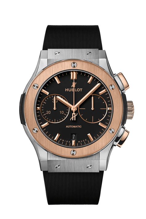 hublot classic fusion 45mm chronograph titanium and king gold|hublot classic fusion review.